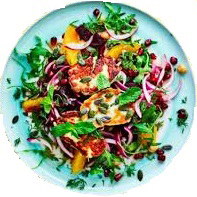 Healthy heart salad