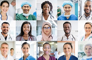 A grid of doctors.