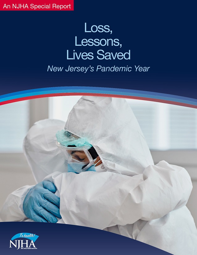 CHART Report Cover: Loss, Lessons, Lives Saved - New Jersey's Pandemic Year