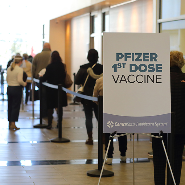 CentraState Healthcare Systems opens its doors to vaccinate community members.