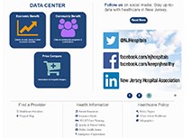 Consumer Page Screenshot with Socials