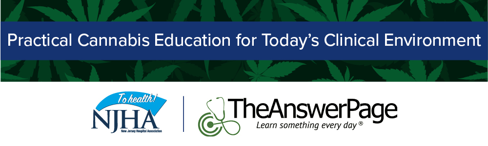 Practical Cannabis Education for Your Healthcare Organization, partnering with The Answer Page | 2026